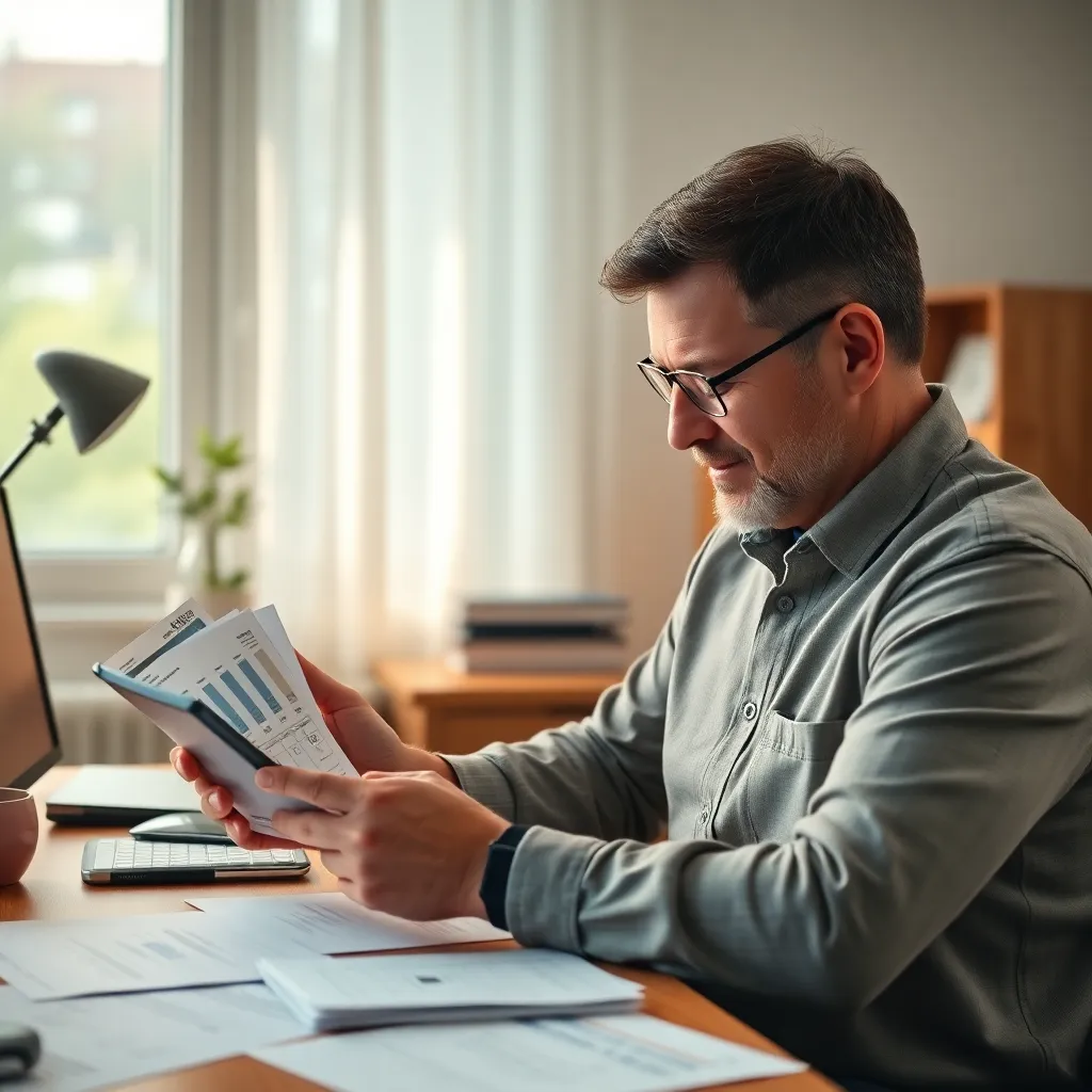 Smartfon z aplikacją do zarządzania budżetem