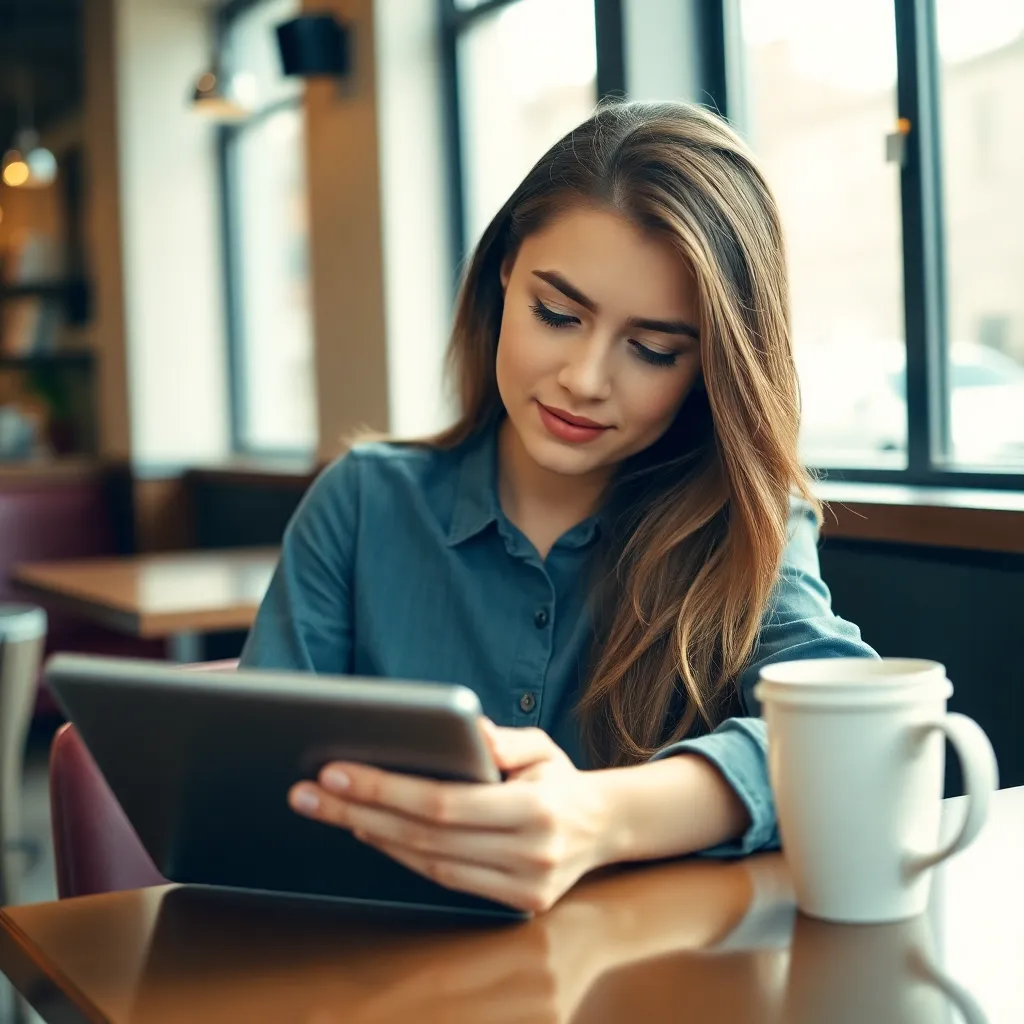 Smartfon z aplikacją budżetową na ekranie